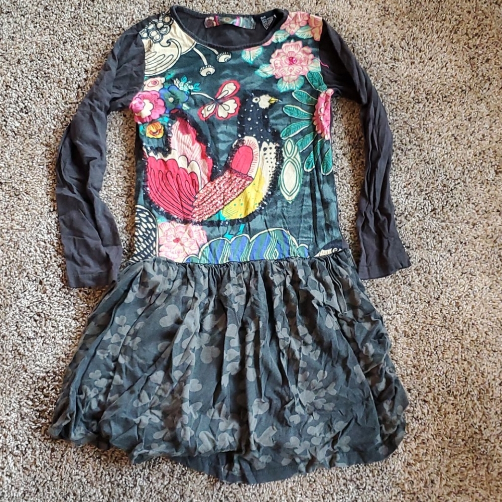 Desigual Girls 9/10 Designed Dress